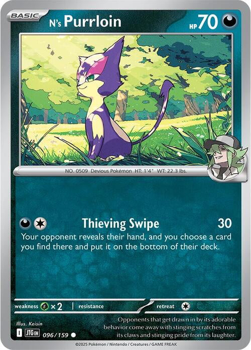 Journey Together N's Purrloin #96/159